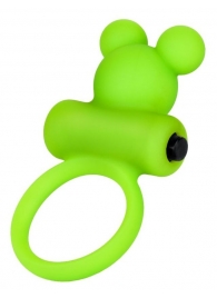Зеленое виброкольцо на пенис A-Toys - A-toys - в Казани купить с доставкой