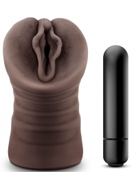 Коричневый мастурбатор-вагина Alexis - Blush Novelties - в Казани купить с доставкой