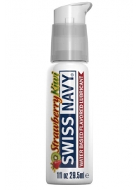 Лубрикант Swiss Navy Strawberry Kiwi Lube с ароматом клубники и киви - 29,5 мл. - Swiss navy - купить с доставкой в Казани