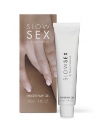 Гель для мастурбации с ароматом кокоса Slow Sex Finger Play Gel - 30 мл. - Bijoux Indiscrets - купить с доставкой в Казани