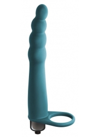 Зеленая вибронасадка для двойного проникновения Bramble - 16,5 см. - Lola Games - купить с доставкой в Казани