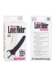 Насадка на пенис Silicone Love Rider Dual Penetrator для двойного проникновения - 14 см. - California Exotic Novelties - в Казани купить с доставкой