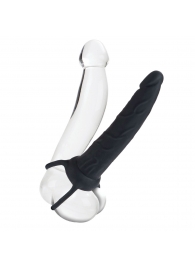 Насадка на пенис Silicone Love Rider Dual Penetrator для двойного проникновения - 14 см. - California Exotic Novelties - в Казани купить с доставкой