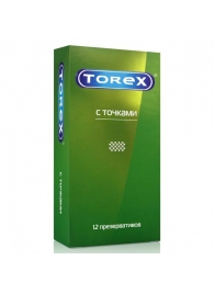 Текстурированные презервативы Torex  С точками  - 12 шт. - Torex - купить с доставкой в Казани