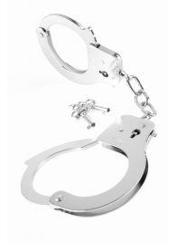 Металлические серебристые наручники Designer Metal Handcuffs - Pipedream - купить с доставкой в Казани