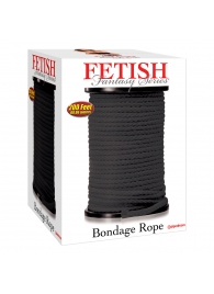 Черная веревка для связывания Bondage Rope - 60,9 м. - Pipedream - купить с доставкой в Казани