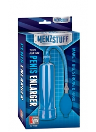 Синяя вакуумная помпа MENZSTUFF PENIS ENLARGER - Dream Toys - в Казани купить с доставкой