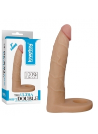 Телесная насадка-фаллоимитатор для двойного проникновения - 17 см. - Lovetoy - купить с доставкой в Казани