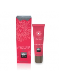 Возбуждающий интимный гель для двоих STIMULATION GEL Pomegranate   Nutmeg - 30 мл. - Shiatsu - купить с доставкой в Казани