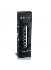 Рельефный фаллос для интенсивного электросекса Groovey George - 20 см. - MyStim - купить с доставкой в Казани