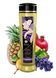 Массажное масло Libido Exotic Fruits с ароматом экзотических фруктов - 240 мл. - Shunga - купить с доставкой в Казани