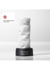 Белый 3D мастурбатор POLYGON - Tenga - в Казани купить с доставкой