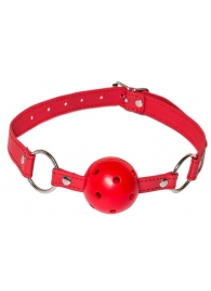 Красный кляп-шарик Firecracker - Lola Games - купить с доставкой в Казани