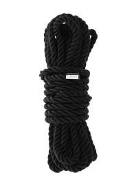 Черная веревка для шибари DELUXE BONDAGE ROPE - 5 м. - Dream Toys - купить с доставкой в Казани