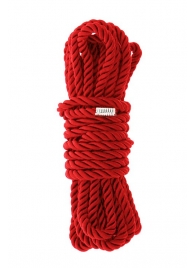 Красная веревка для шибари DELUXE BONDAGE ROPE - 5 м. - Dream Toys - купить с доставкой в Казани