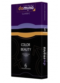 Разноцветные презервативы DOMINO Colour Beauty - 6 шт. - Domino - купить с доставкой в Казани