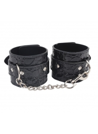 Черные наручники Be good Wrist Cuffs - Chisa - купить с доставкой в Казани