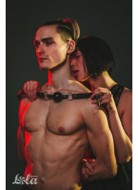 Черный кляп Love Addict на замочке - Lola Games - купить с доставкой в Казани