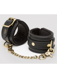 Черные наручники Bound to You Faux Leather Wrist Cuffs - Fifty Shades of Grey - купить с доставкой в Казани