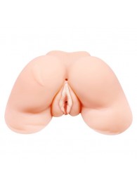 Телесная вибровагина Julie с 2 рабочими отверстиями - Baile - в Казани купить с доставкой