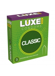 Гладкие презервативы LUXE Royal Classic - 3 шт. - Luxe - купить с доставкой в Казани