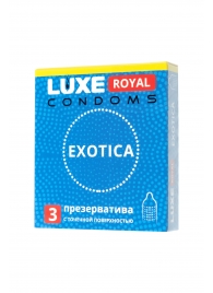 Текстурированные презервативы LUXE Royal Exotica - 3 шт. - Luxe - купить с доставкой в Казани