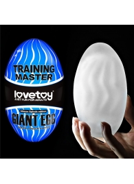 Мастурбатор-яйцо Giant Egg Climax Spirals Edition - Lovetoy - в Казани купить с доставкой