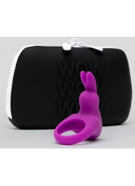 Фиолетовое эрекционное виброкольцо Happy Rabbit Cock Ring Kit - Happy Rabbit - в Казани купить с доставкой