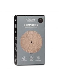 Пеньковая веревка для связывания Hemp Rope - 5 м. - Easy toys - купить с доставкой в Казани