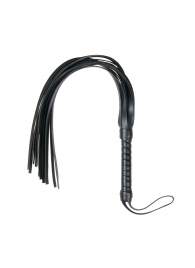 Черный флоггер Flogger Whip - 46 см. - Easy toys - купить с доставкой в Казани