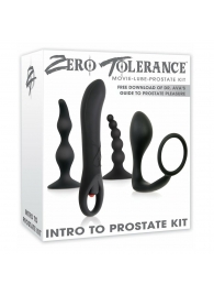 Набор стимуляторов простаты Intro To Prostate Kit - Zero Tolerance - в Казани купить с доставкой