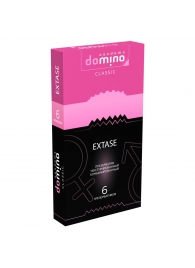 Презервативы с точками и рёбрышками DOMINO Classic Extase - 6 шт. - Domino - купить с доставкой в Казани