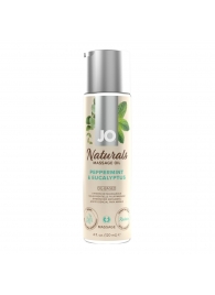 Массажное масло с ароматом перечной мяты и эвкалипта JO Naturals Peppermint   Eucalyptus - 120 мл. - System JO - купить с доставкой в Казани