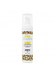 Разогревающее массажное масло с ароматом пина колада Gourmet Pina Colada - 50 мл. - Exsens - купить с доставкой в Казани