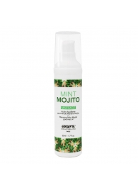 Разогревающее массажное масло с ароматом мохито Gourmet Mint Mojito - 50 мл. - Exsens - купить с доставкой в Казани