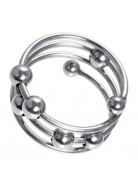 Большое металлическое кольцо под головку пениса - ToyFa - купить с доставкой в Казани