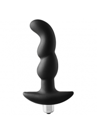 Черная вибропробка для простаты FantASStic Vibrating Prostate Plug - 14,5 см. - Dream Toys - в Казани купить с доставкой