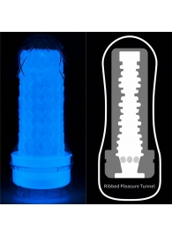 Светящийся в темноте мастурбатор Lumino Play Masturbator Ribbed - Lovetoy - в Казани купить с доставкой