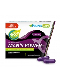 Возбуждающее средство для мужчин Mans Power plus - 10 капсул (0,35 гр.) +1 в подарок - SuperCaps - купить с доставкой в Казани