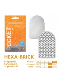Карманный мастурбатор HEXA-BRICK - Tenga - в Казани купить с доставкой