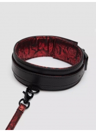 Стильный ошейник с поводком Reversible Faux Leather Collar and Lead - Fifty Shades of Grey - купить с доставкой в Казани
