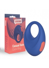 Синее эрекционное кольцо RRRING Casual Date Cock Ring - FeelzToys - в Казани купить с доставкой