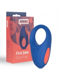 Синее эрекционное кольцо RRRING First Date Cock Ring - FeelzToys - в Казани купить с доставкой