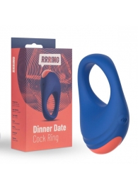 Синее эрекционное кольцо RRRING Dinner Date Cock Ring - FeelzToys - в Казани купить с доставкой