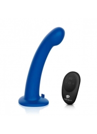 Синяя насадка Remote Control P-Spot G-Spot с черными трусиками - 20 см. - Pegasus - купить с доставкой в Казани