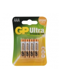 Батарейки алкалиновые GP Ultra Alkaline 24А AАA/LR03 - 4 шт. - Элементы питания - купить с доставкой в Казани