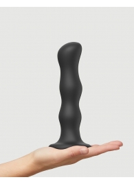 Черная насадка Strap-On-Me Dildo Geisha Balls size XL - Strap-on-me - купить с доставкой в Казани