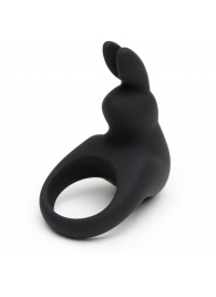 Черное эрекционное виброкольцо Happy Rabbit Rechargeable Rabbit Cock Ring - Happy Rabbit - в Казани купить с доставкой