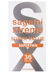 Ультратонкие презервативы Sagami Xtreme Superthin - 36 шт. - Sagami - купить с доставкой в Казани