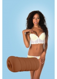 Коричневый мастурбатор-вагина BRIANNA - Dream Toys - в Казани купить с доставкой